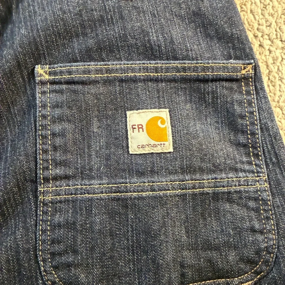Carhartt FR Flame Resistant Work Jeans Dark Wash Carpenter Pants 30x26 290-83